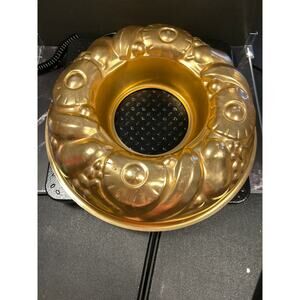 Vintage Copper Tone Aluminum Jello Mold